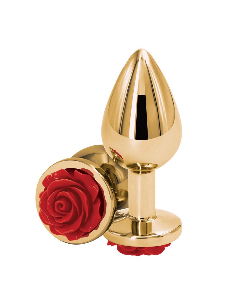 Rose Buttplug Medium Red