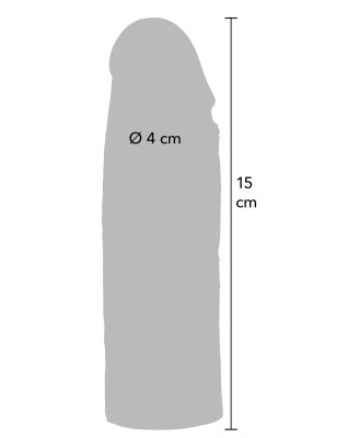 Penis Sleeve Liquid Silicone 15 cm