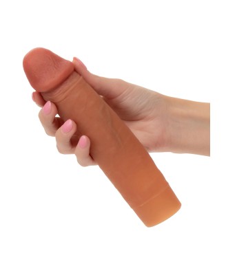 Silicone Penis Extension System 20.25cm Caramel