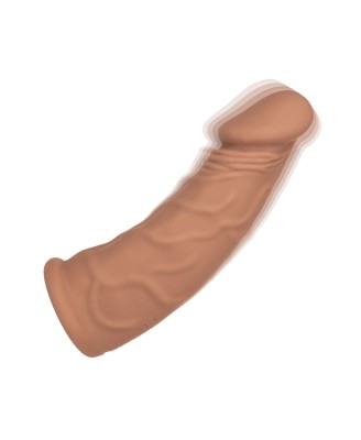 Vibrating Extension 7 Inch 17.25cm Caramel