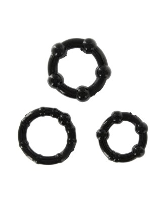 Stay Hard - Three Rings Black