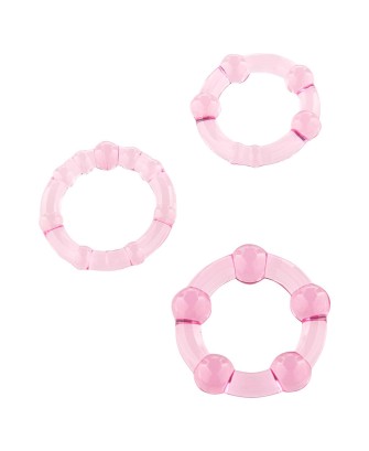 Stay Hard - Three Rings Pink
