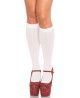 Nylon Knee Highs White