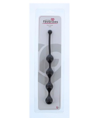 ALL TIME FAVORITES FOUR BEADS ANAL BLACK