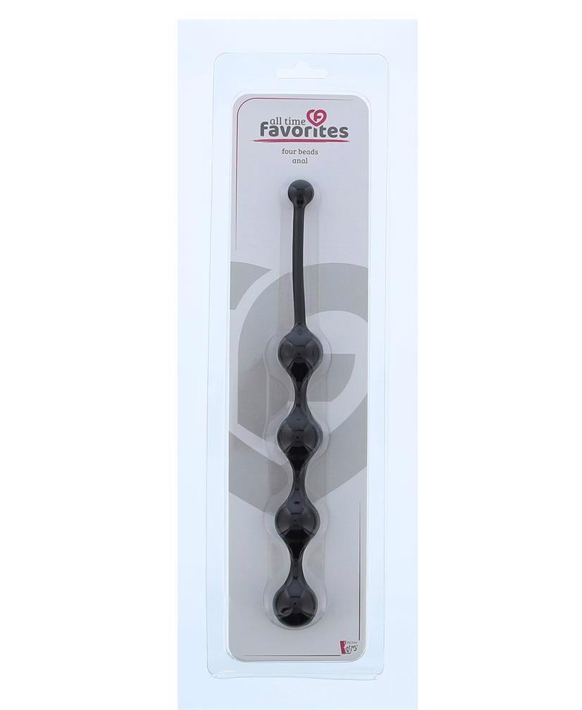 ALL TIME FAVORITES FOUR BEADS ANAL BLACK