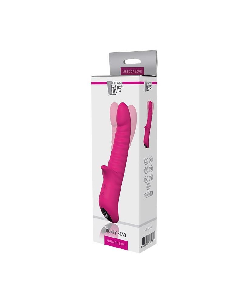 VIBES OF LOVE HONEY BEAR MAGENTA