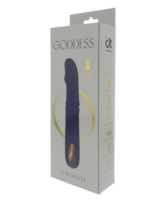 GODDESS AFRODITE UP AND DOWN VIBRATOR WITH ROTATING BEADS