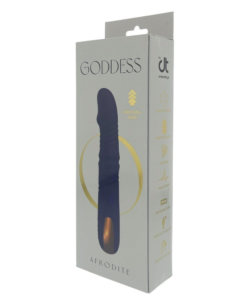 GODDESS AFRODITE UP AND DOWN VIBRATOR WITH ROTATING BEADS