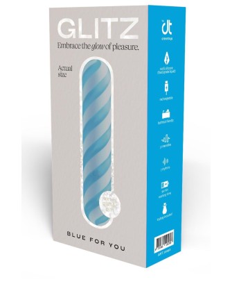 GLITZ BLUE FOR YOU BULLET VIBRATOR