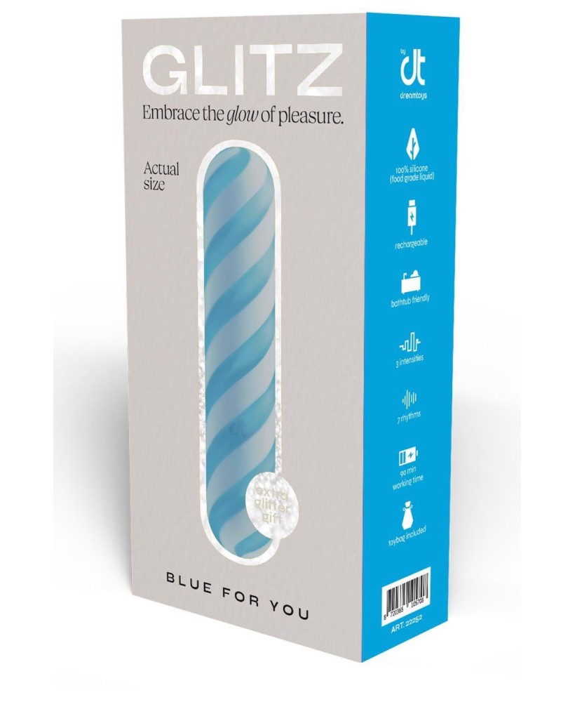 GLITZ BLUE FOR YOU BULLET VIBRATOR