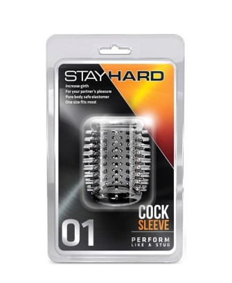 STAY HARD COCK SLEEVE 01 CLEAR