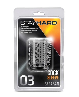 STAY HARD COCK SLEEVE 03 CLEAR