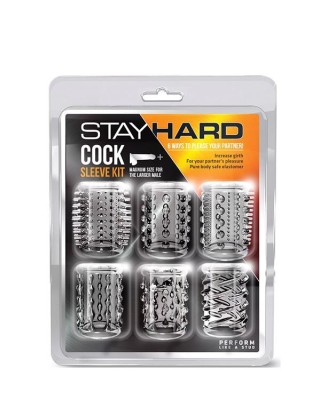 STAY HARD COCK SLEEVE KIT CLEAR