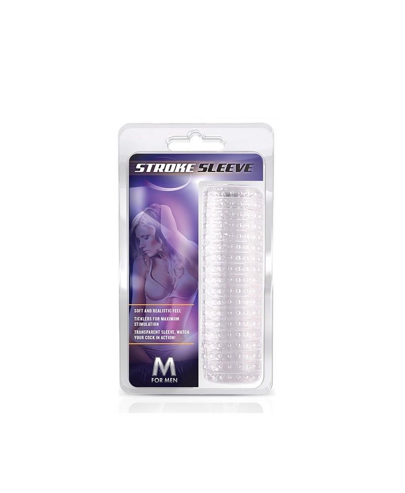 M FOR MEN STROKE SLEEVE CLEAR