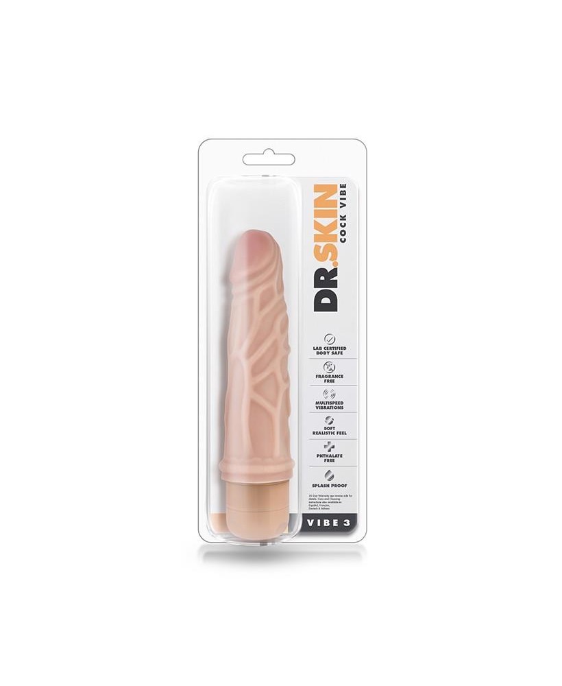 DR. SKIN COCK VIBE 3 FLESH