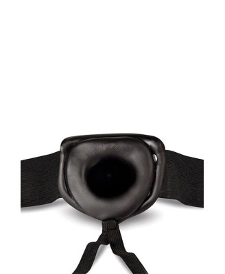 DR. SKIN 6INCH HOLLOW STRAP ON BLACK