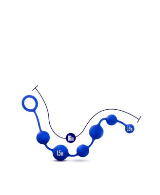 PERFORMANCE SILICONE ANAL BEADS INDIGO