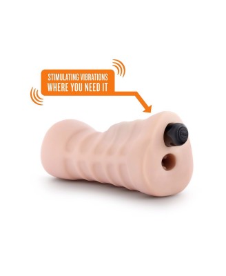 ENLUST NICOLE VIBRATING STROKER BEIGE