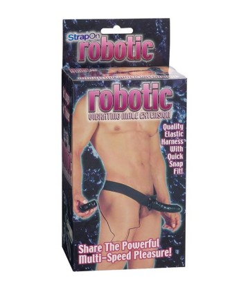 ROBOTIC MALE STRAP-ON BLACK