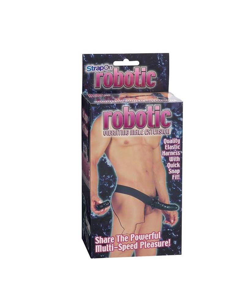 ROBOTIC MALE STRAP-ON BLACK