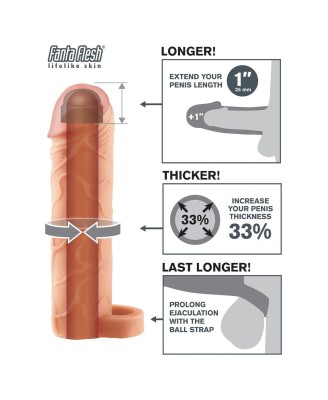FANTASY X-TENSIONS PERFECT 1 INCH EXTENSION WITH BALL STRAP LIGHT