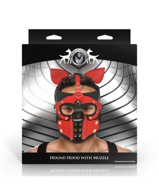 Hound Hood with Muzzle - Black
