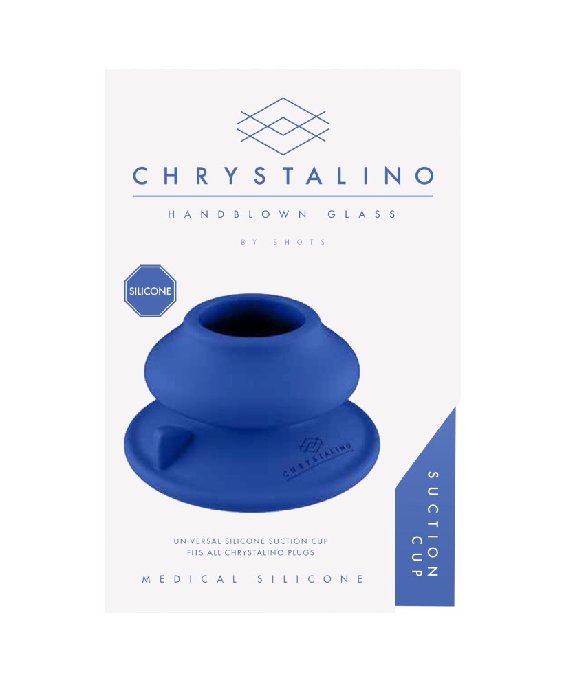 Chrystalino - Silicone Suction Cup - Blue