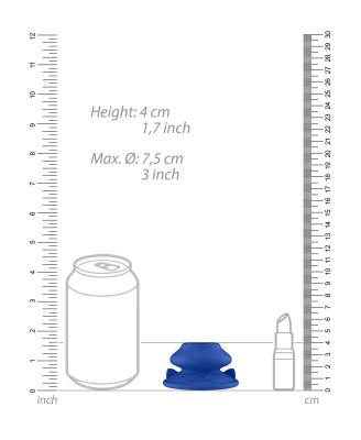 Chrystalino - Silicone Suction Cup - Blue