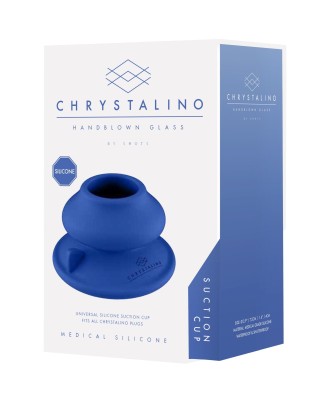 Chrystalino - Silicone Suction Cup - Blue