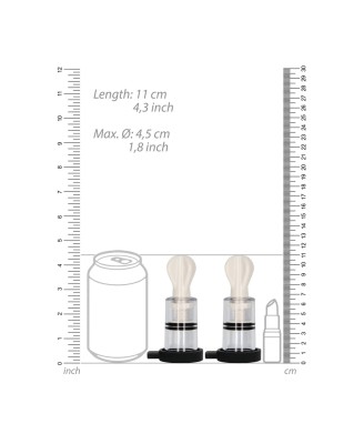 E-Stimulation Bi-Polar Nipple Suckers