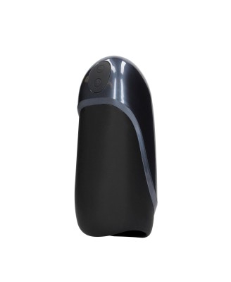 Vibrating Masturbator Sleeve - Licorice Black
