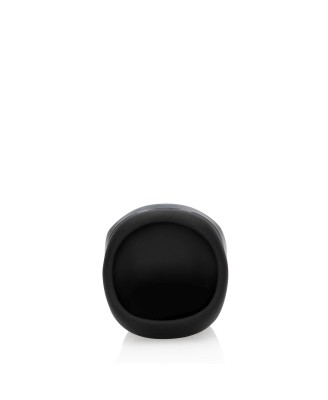 Vibrating Masturbator Sleeve - Licorice Black