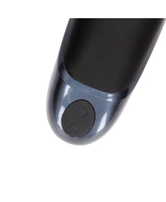 Vibrating Masturbator Sleeve - Licorice Black