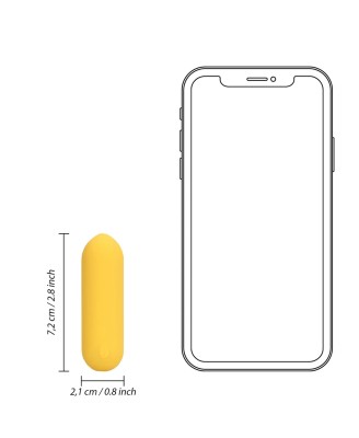 Smooth Bullet Vibrator - Sunpac Yellow