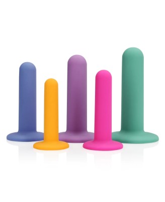 Silicone Vagina Dilator Set - Multicolor