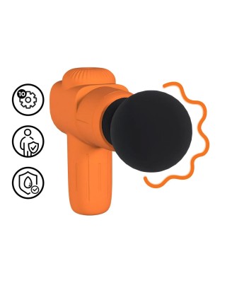 Mini Rechargable Microboost Massager - Orange