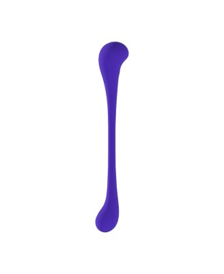 Dual-ended Bendable Vibe with Remote Control - Purple