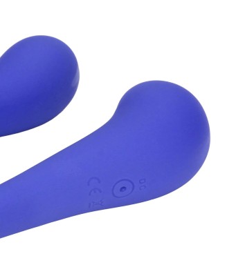 Dual-ended Bendable Vibe with Remote Control - Purple