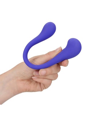 Dual-ended Bendable Vibe with Remote Control - Purple