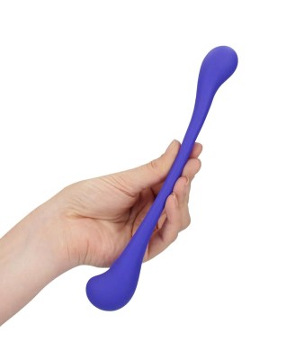 Dual-ended Bendable Vibe with Remote Control - Purple