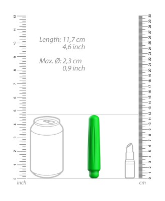 Delia - ABS Bullet With Sleeve - 10-Speeds - Green