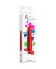Delia - ABS Bullet With Sleeve - 10-Speeds - Red