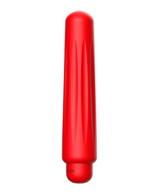 Delia - ABS Bullet With Sleeve - 10-Speeds - Red