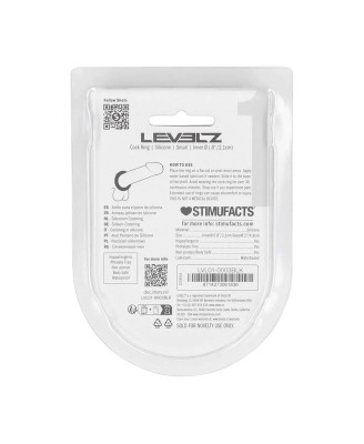 Liquid Silicone Cockring - S - Black