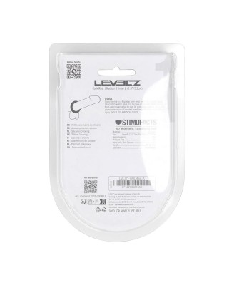 Liquid Silicone Cockring - M - Black