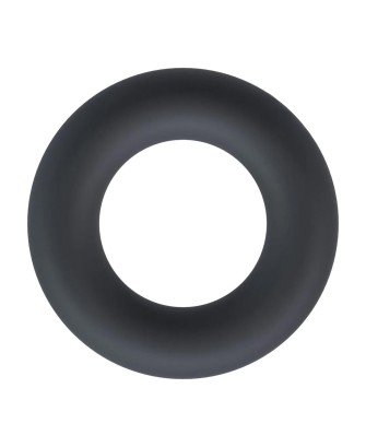 Liquid Silicone Cockring - L - Black