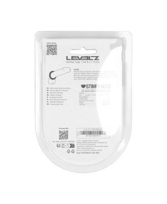 Liquid Silicone Cockring - L - Black