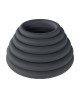 Classic Silicone Cockring Set of 6 - Black