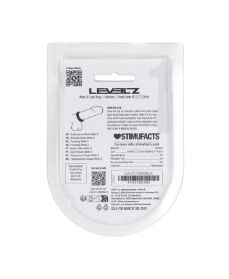 Wide O Silicone Cockring - S - 30mm - Black