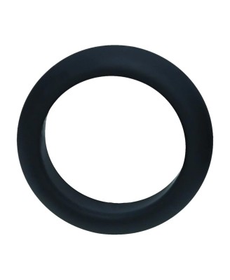 Wide O Silicone Cockring - S - 30mm - Black